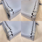 Fendi Mini Peekaboo Leather 2-Way Handbag Blue — view 6