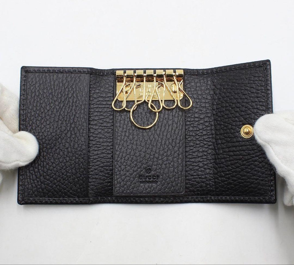 Gucci GG Marmont Leather 6 Key Case Key Holder — view 4