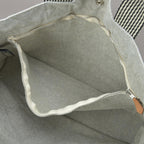 Hermes New Fourre Tout MM Tote Bag Canvas Gray Black — view 7
