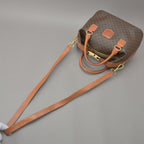 Celine Macadam Handbag 2-Way Leather Brown — view 5