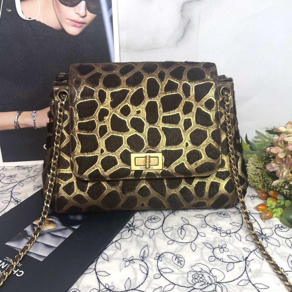 Chanel Calf Hair 2.55 Chain Shoulder — view 2