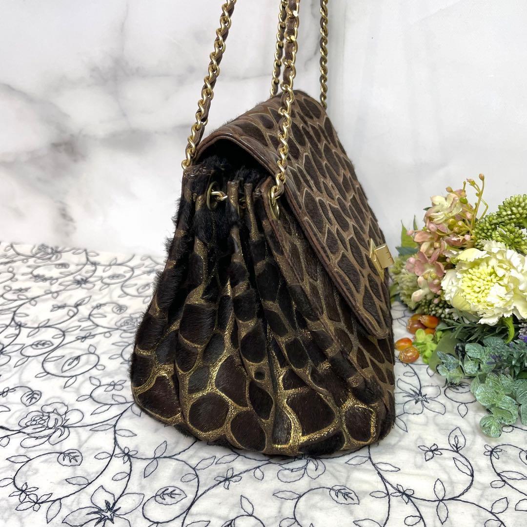 Chanel Calf Hair 2.55 Chain Shoulder — view 6