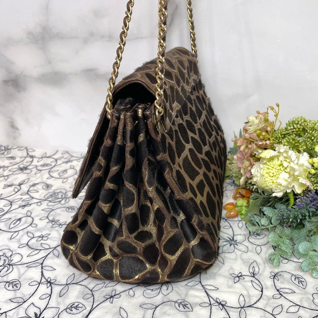 Chanel Calf Hair 2.55 Chain Shoulder — view 7