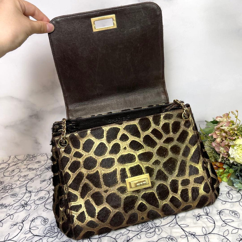 Chanel Calf Hair 2.55 Chain Shoulder — view 9