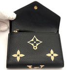 Louis Vuitton Wallet Monogram Bicolor Victorine Black — view 3
