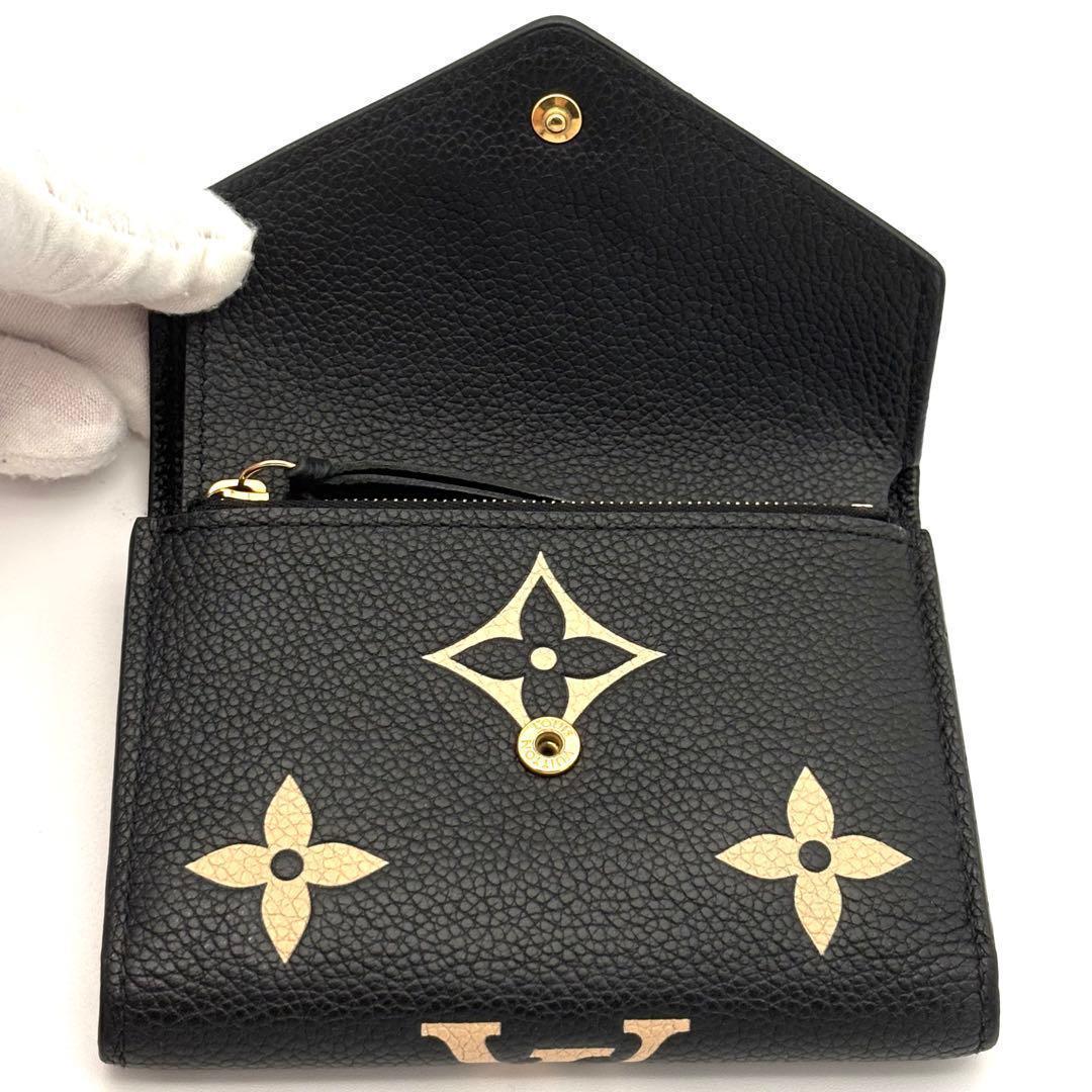 Louis Vuitton Wallet Monogram Bicolor Victorine Black — view 3