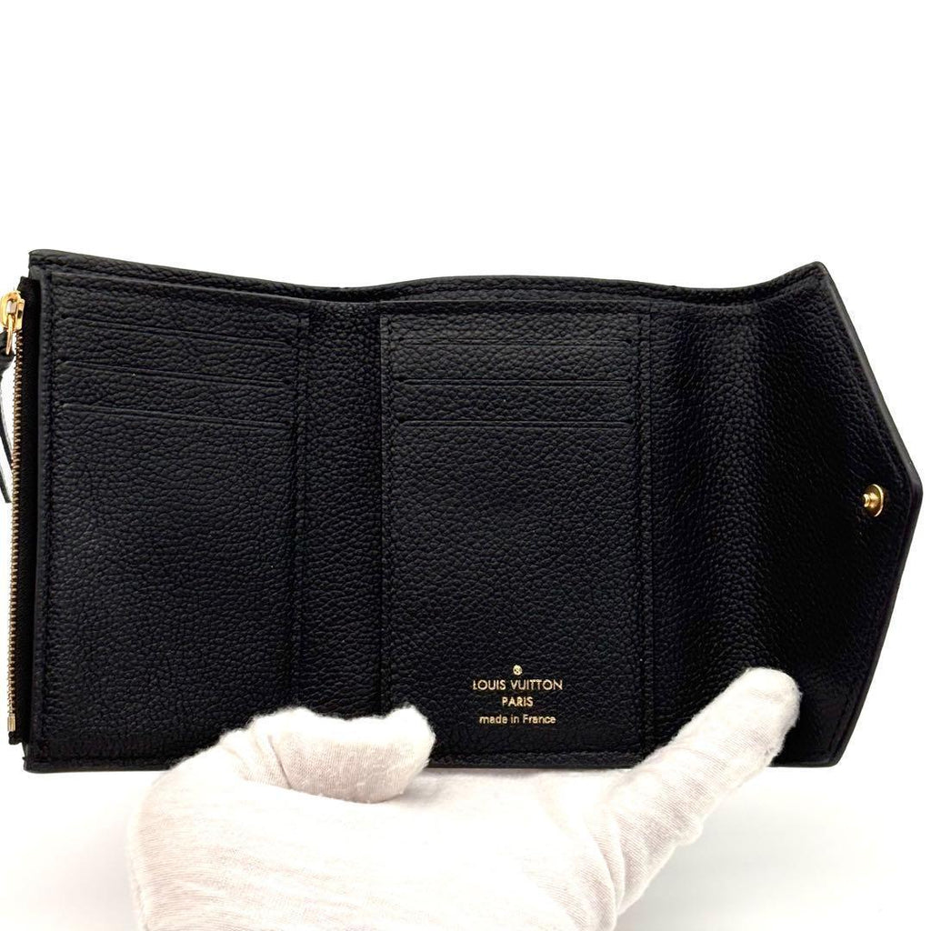 Louis Vuitton Wallet Monogram Bicolor Victorine Black — view 4