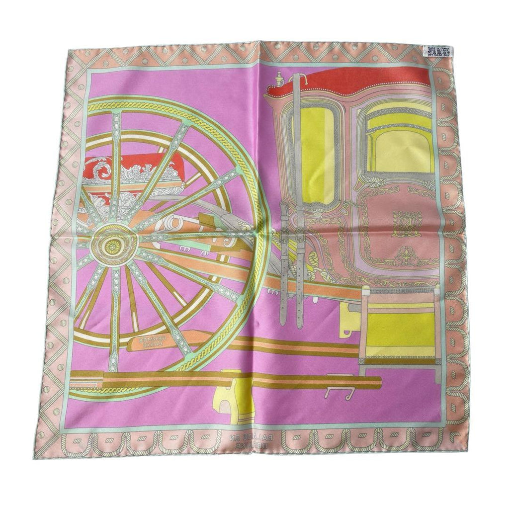 Hermes Petit Carre 45 Berlinne Riding A Carriage Scarf — view 2