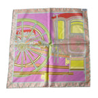 Hermes Petit Carre 45 Berlinne Riding A Carriage Scarf — view 2
