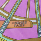 Hermes Petit Carre 45 Berlinne Riding A Carriage Scarf — view 4