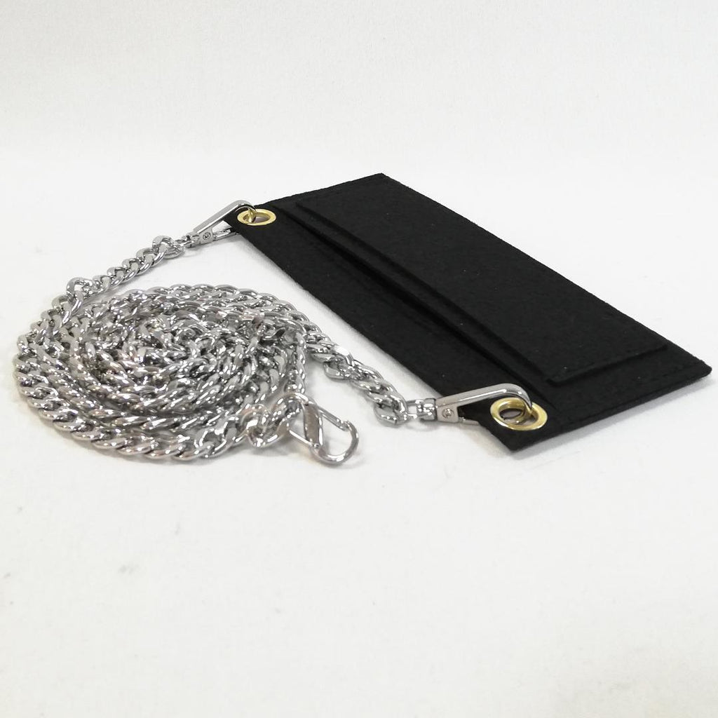 Saint Laurent Wallet Matelasse Stitch Flap Caviar — view 6