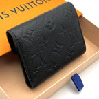 Louis Vuitton Portefeuille Victorine Empreinte Monogram Black Wallet — view 2