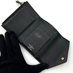 Louis Vuitton Portefeuille Victorine Empreinte Monogram Black Wallet — view 3