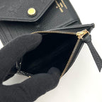 Louis Vuitton Portefeuille Victorine Empreinte Monogram Black Wallet — view 5