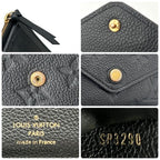 Louis Vuitton Portefeuille Victorine Empreinte Monogram Black Wallet — view 9