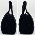 Prada Suede Handbag Velour Archive Kiss Lock — view 6