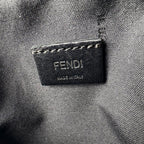 Fendi Baguette Phone Pouch Nylon Shoulder Bag Black — view 8