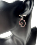 Hermes Tonner Earrings Metal Lacquer Silver — view 3