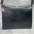Gucci Handbag Black Gold Leather — view 3