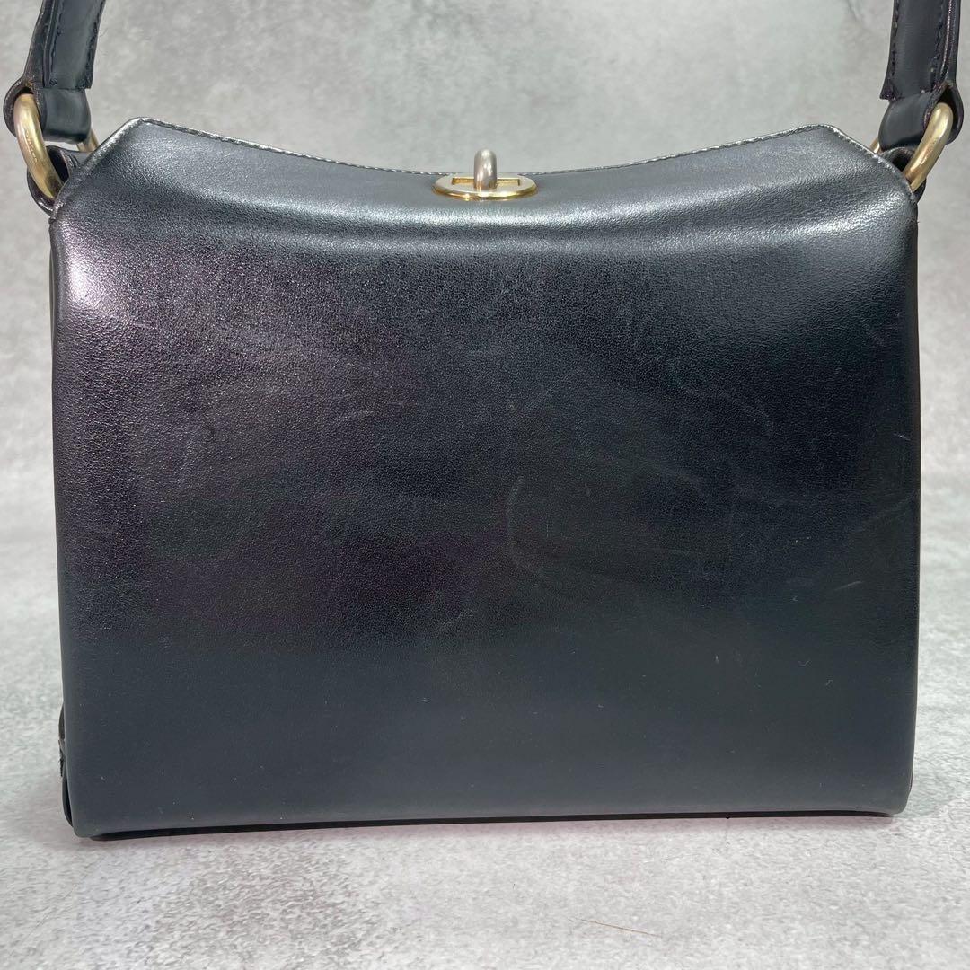 Gucci Handbag Black Gold Leather — view 3