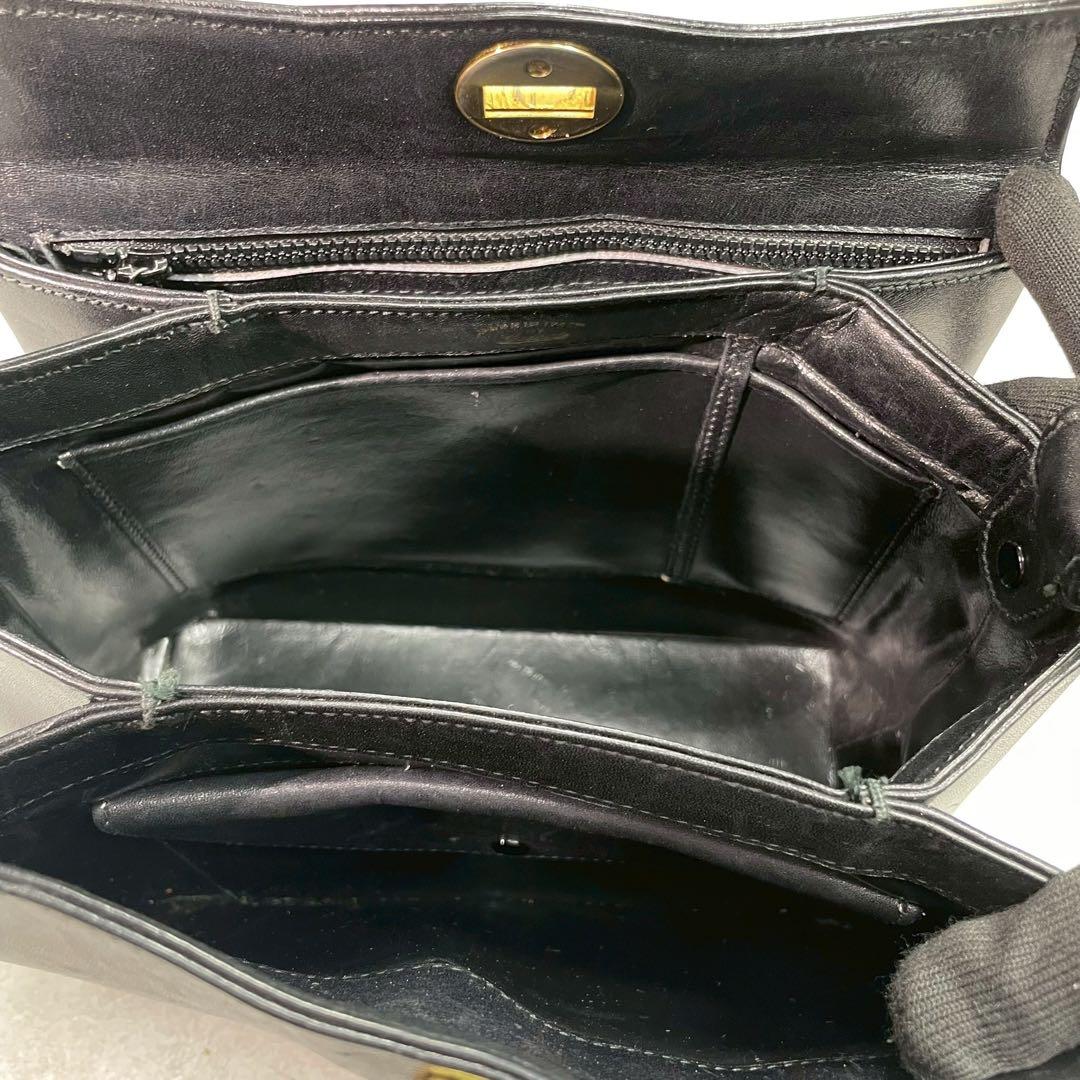 Gucci Handbag Black Gold Leather — view 5