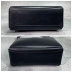 Gucci Handbag Black Gold Leather — view 9