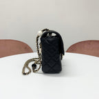 Chanel Quilted CC Logo Heart Chain Shoulder — view 2