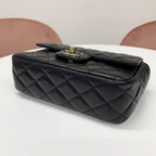 Chanel Quilted CC Logo Heart Chain Shoulder — view 4
