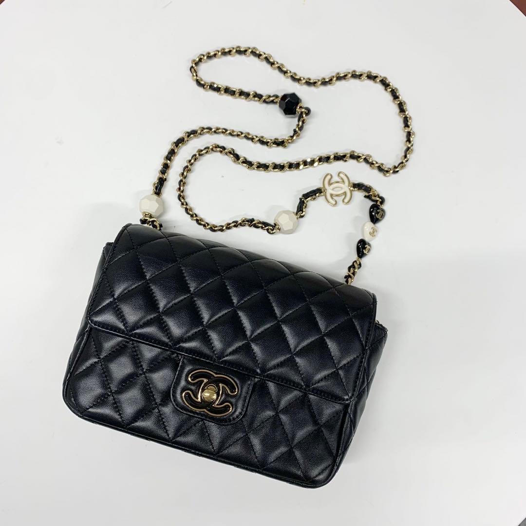 Chanel Quilted CC Logo Heart Chain Shoulder — view 5