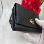 Gucci Fold Wallet GG Marmont Black — view 5