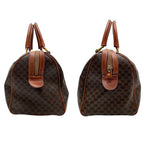 Celine Leather Macadam Triomphe Hand Boston Bag Brown — view 3