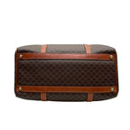 Celine Leather Macadam Triomphe Hand Boston Bag Brown — view 4