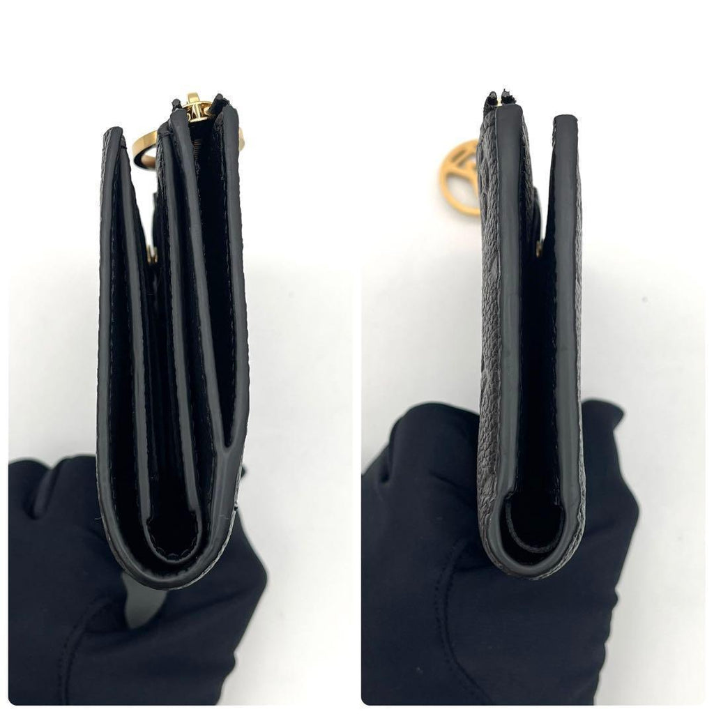 Louis Vuitton Portefeuille Lisa Empreinte Noir Black Wallet — view 6