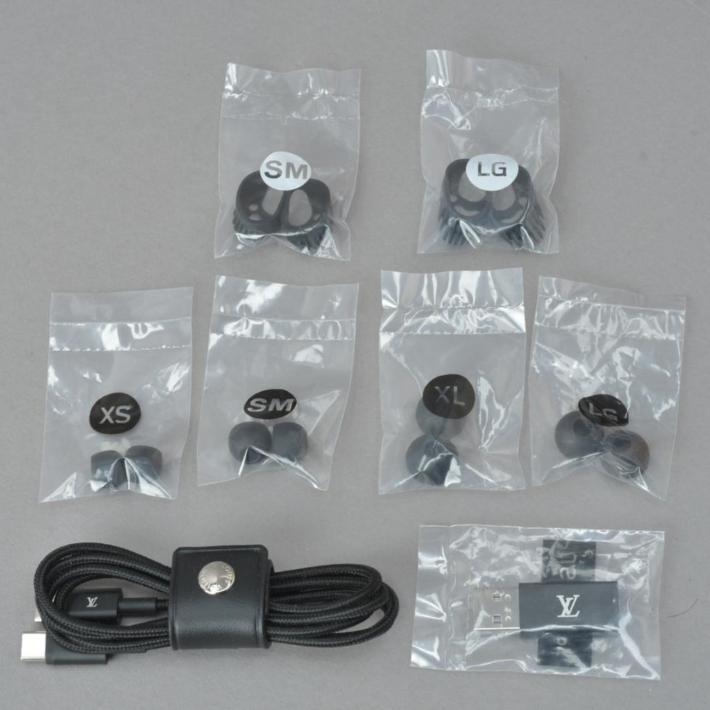 Louis Vuitton Horizon Wireless Earphones Confirmed Monogram Black Shoulder — view 9