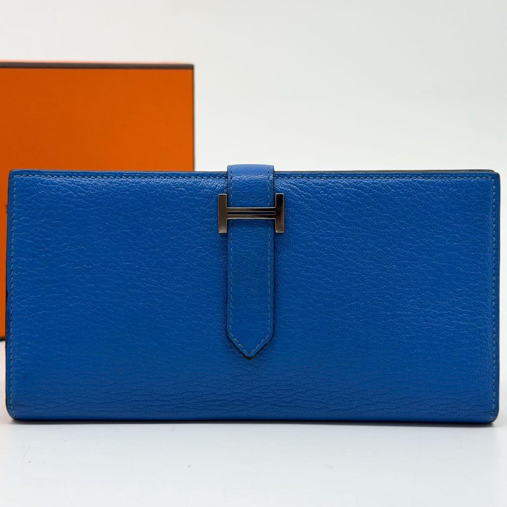 Hermes Bearn Soufflet Chevre Bifold Classic Wallet — view 2