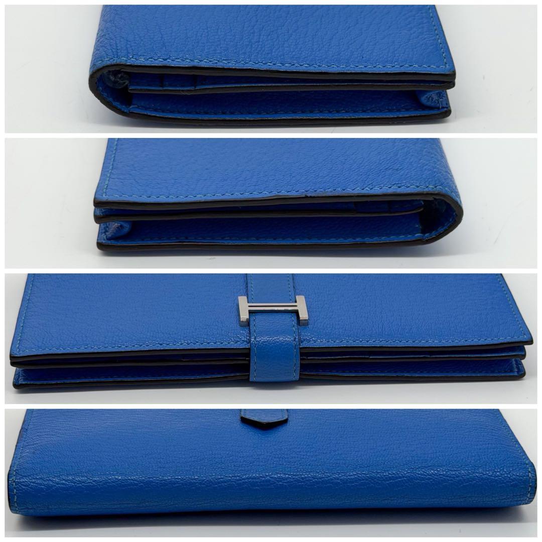 Hermes Bearn Soufflet Chevre Bifold Classic Wallet — view 4