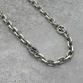 Gucci Interlocking Necklace Silver