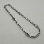 Gucci Interlocking Necklace Silver — view 2