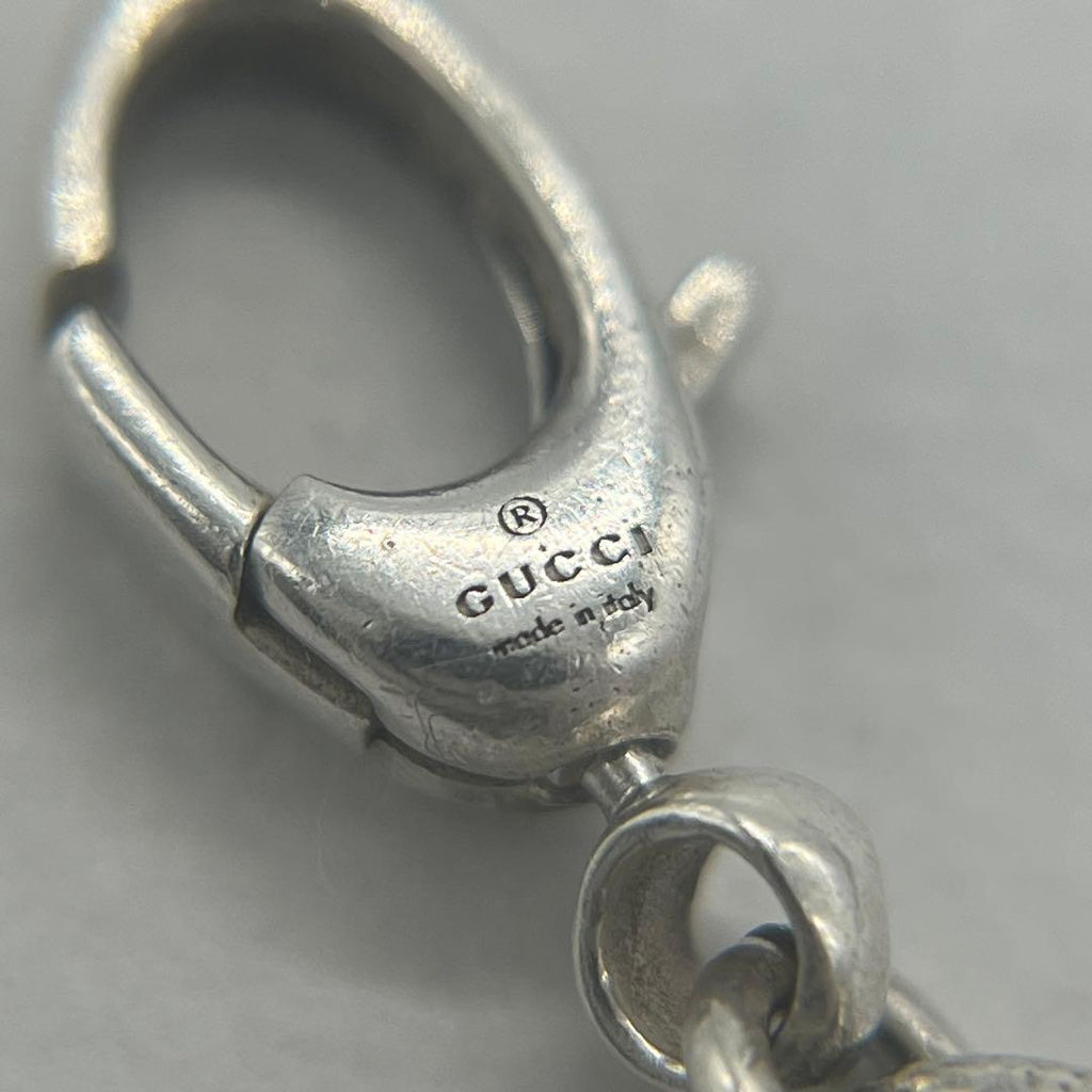 Gucci Interlocking Necklace Silver — view 5