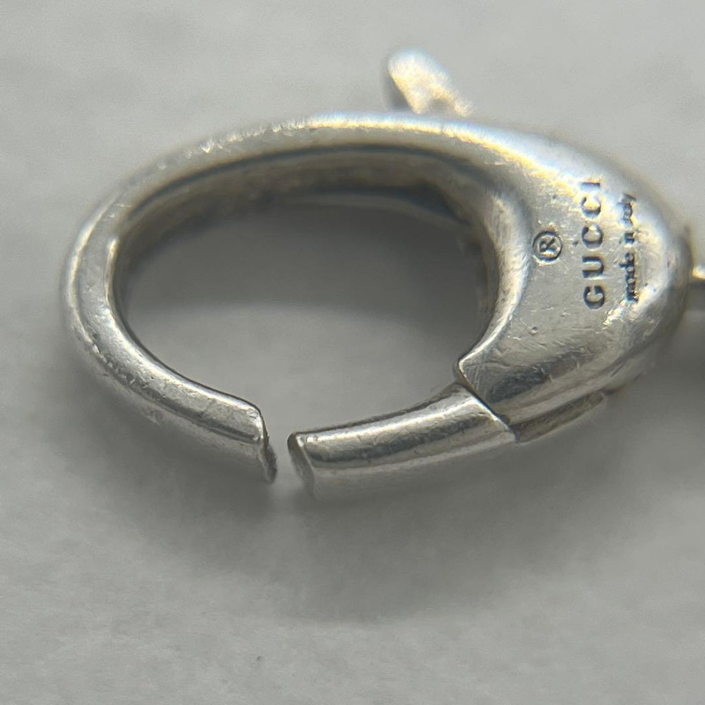 Gucci Interlocking Necklace Silver — view 7
