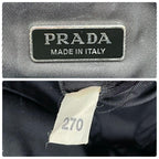 Prada Nylon Leather Flower Shoulder Bag 2-Way — view 9
