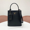 Prada Panier Saffiano Logo 2-Way Shoulder Bag