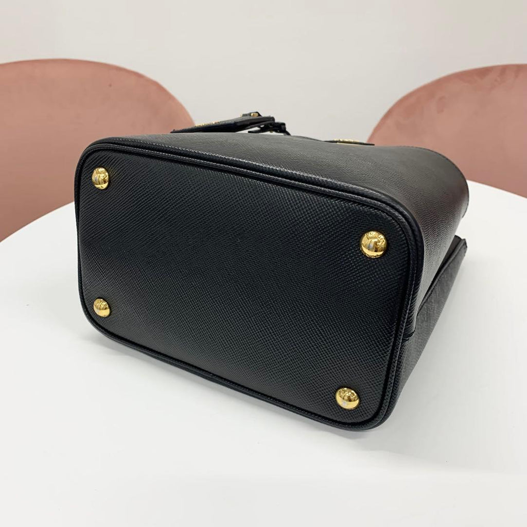 Prada Panier Saffiano Logo 2-Way Shoulder Bag — view 4