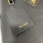 Prada Panier Saffiano Logo 2-Way Shoulder Bag — view 8