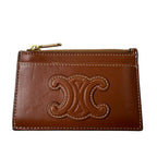 Celine Zip Card Case Cuir Triomphe Fragment — view 2