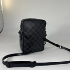 Louis Vuitton Super Damier Graphite Rem Shoulder Bag — view 5