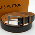 Louis Vuitton Ceinture Matte Monogram Black Belt