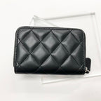 Chanel Quilted Lambskin CC Logo Coin Case Card — view 3