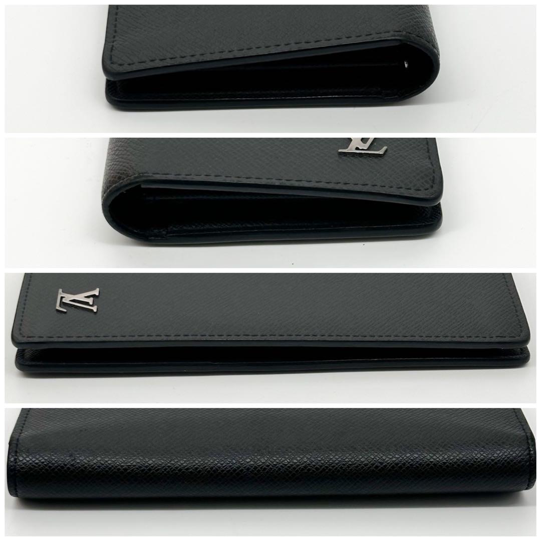Louis Vuitton Portefeuille Brazza NM Taiga Silver Wallet — view 4