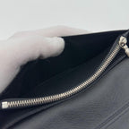 Louis Vuitton Portefeuille Brazza NM Taiga Silver Wallet — view 9